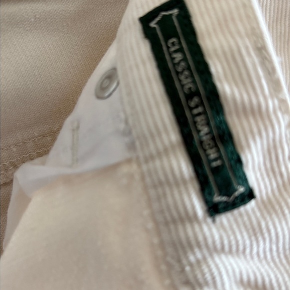 Ralph Lauren Off-White Classic Fit Straight Leg Corduroy Trousers Size 14P - Picture 5 of 6